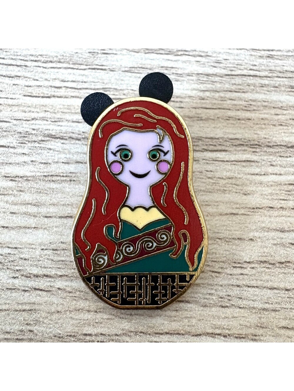 Disney Merida Brave Pin Matryoshka Nesting Dolls